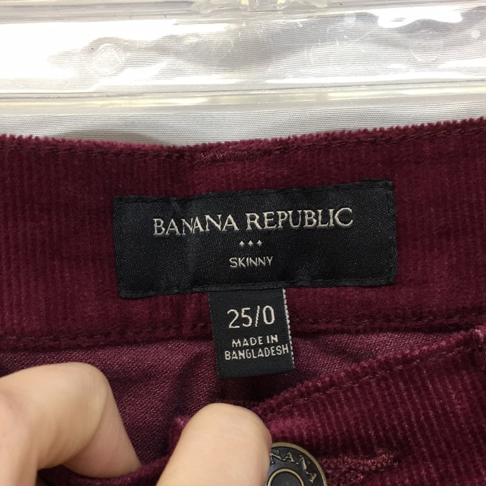 Banana Republic Corduroy Skinny Jeans Women’s Size 0 NEW with Tags - Picture 3 of 9